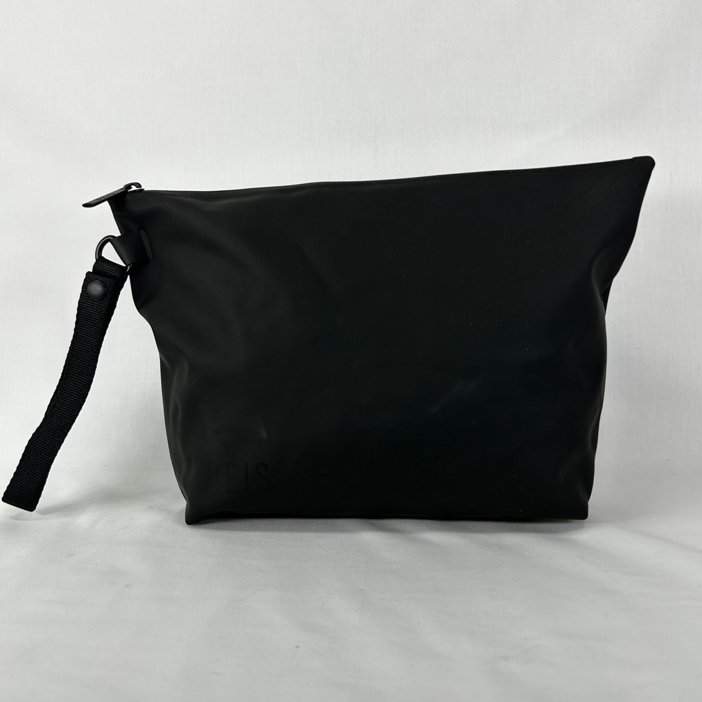 Béis Black Waterproof Travel Cosmetic Makeup Pouch Toiletry Bag